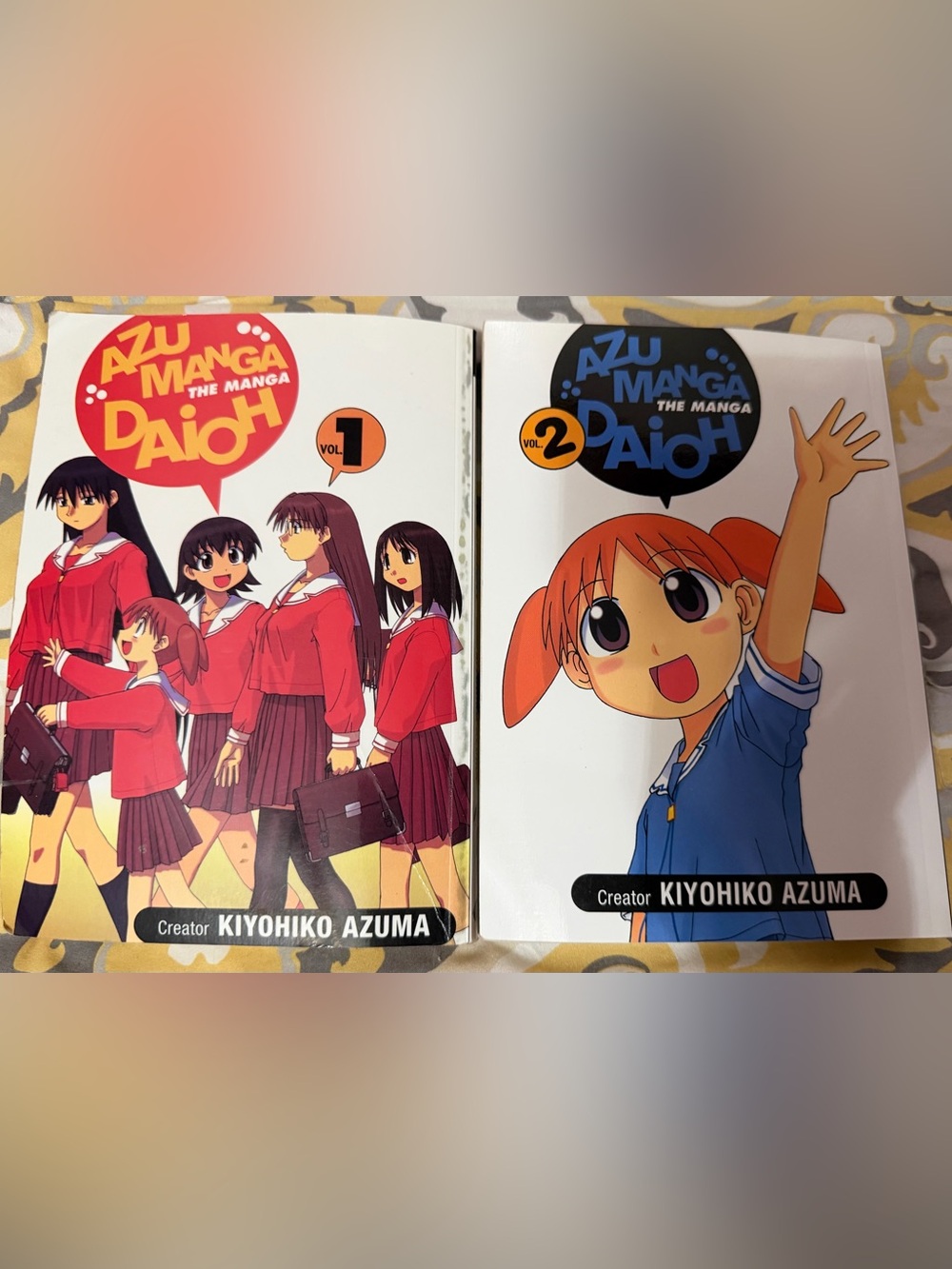 Azumanga Daioh Manga Vol 1-2 Set English Softcover ADV 2000 Azuma